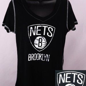 Brooklyn Nets Shirt Women's Small Black #7 Joe Joh